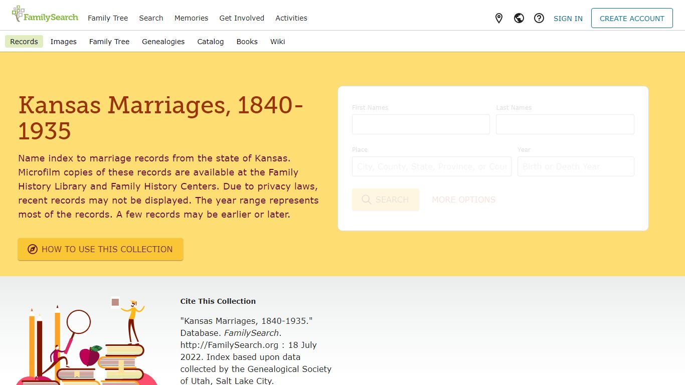Kansas Marriages, 1840-1935 • FamilySearch